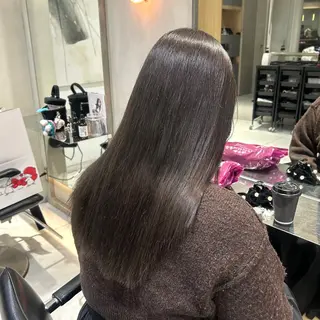 カラー ︎︎🌟韓国艶カラー ︎🌟璃奈 (ﾘﾅ)のヘアスタイル