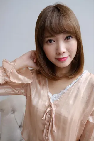 ミディアム SALOWIN 銀座一丁目店所属・髪質改善/縮毛矯正 🎀小林 唯 🎀のヘアスタイル