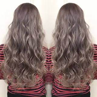 ロング カラー 🌈評価No.1🌈 艶髪カラー❌エクステのヘアスタイル