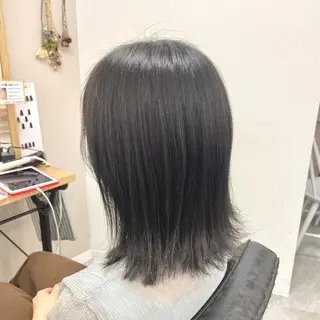 ショート カラー 色白に見える暗髪 梅田・増田のヘアスタイル