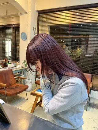 セミロング 三浦 ふたばのヘアスタイル