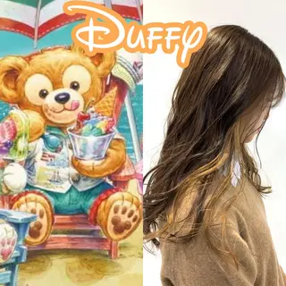 セミロング カラー 縮毛矯正/髪質改善 /韓国風　山川春輝のヘアスタイル