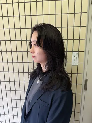 セミロング パーマ kaito パーマ募集！🔵のヘアスタイル