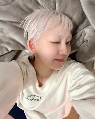 ショート カラー デザイン/レイヤー Kaito🐩/栄のヘアスタイル