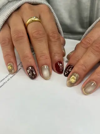 ネイル elen南越谷 Rina𖥔⋱のネイルデザイン