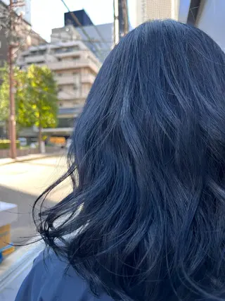 ミディアム カラー La fith hair share野田阪神所属・タイガ/スタイリスト /野田/福島/透明感のヘアスタイル