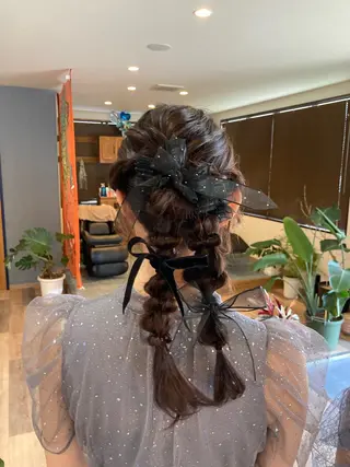 ロング 中野 紹江のヘアスタイル