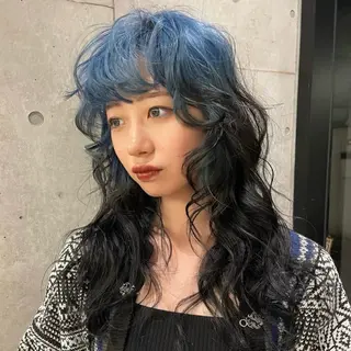 ロング カラー ヘアアレンジ Mizobe misakiのヘアスタイル