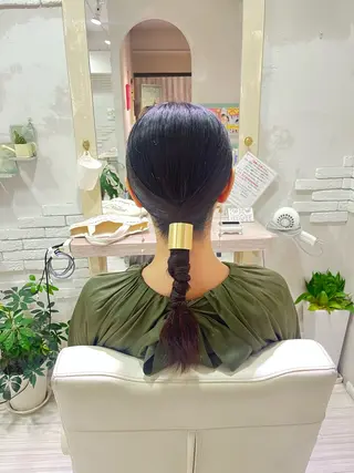 ヘアアレンジ 坂口 愛のヘアスタイル