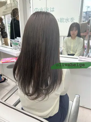 ロング カラー ありむらもえ/ 透明感カラーのヘアスタイル