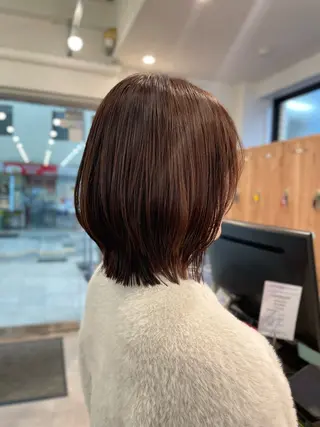ミディアム 山下 柚奈のヘアスタイル