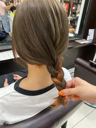 カラー hina☺︎ 髪質改善/ストレートのヘアスタイル