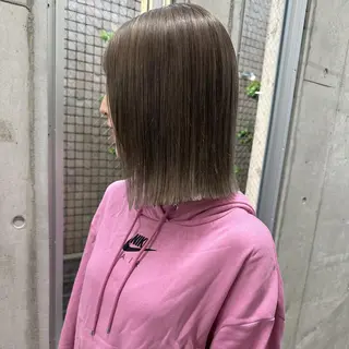 カラー ミディアム 透明感🪽艶カラー☆ トレンドヘア✨のヘアスタイル