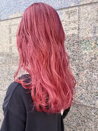 セミロング カラー hair design verda所属・レイヤー暖色カラー 池袋Yamamotoのヘアスタイル