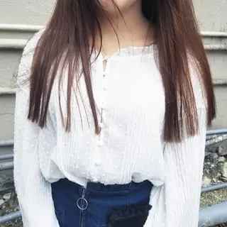 ロング 🙃 透明感カラー/ボブのヘアスタイル