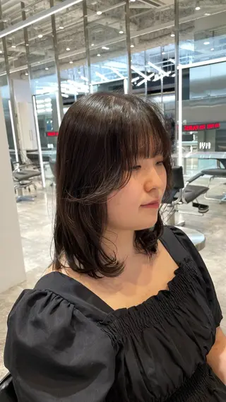 セミロング fifth 阿部楓のヘアスタイル