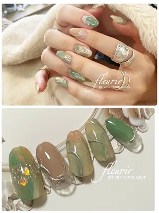ネイル フルリール 【プライベートサロンのネイルデザイン