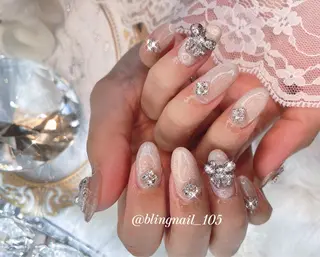 ネイル 23時まで❤︎韓国、 ワンホンネイルのネイルデザイン