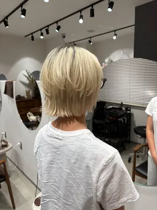 ショート ボブ/レイヤー /河内温太のヘアスタイル