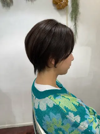 ショート TAKUMI  Roots所属・湯本 大介のヘアスタイル