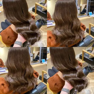 ロング カラー 艶カラー/韓国顔周り 🎀mamiのヘアスタイル