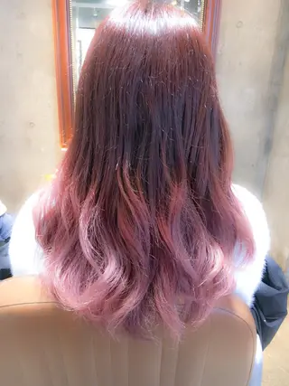 ロング カラー 北條 優輝のヘアスタイル