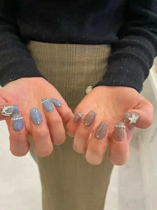 ネイル 束感まつ毛/ネイル/ LED♥KIRARAのマツエク・マツパデザイン