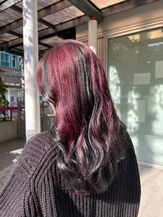 セミロング カラー Vers所属・ほのか/西大橋/ /堀江/四ツ橋のヘアスタイル