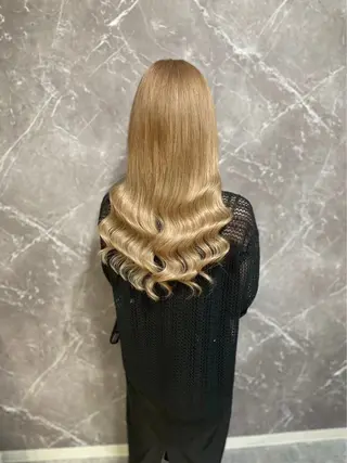 ロング RIN シールエクステのヘアスタイル