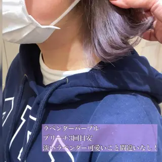 セミロング カラー パーマ ヘアアレンジ 代表🎀 ふわモテ愛 され髪🩷yumiのヘアスタイル