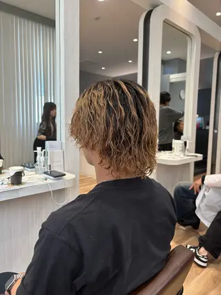 パーマ メンズ STYLE エキシティ店所属・【似合わせパーマ】 STYLE 杉原　魁のヘアスタイル