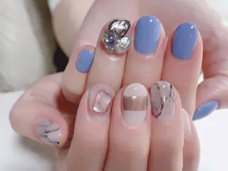 ショート カラー ネイル atelier la vita所属・lavita. mimuraのネイルデザイン