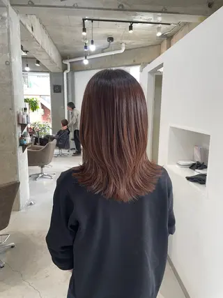 セミロング 北山／ボブ／レイヤー /maru☺︎のヘアスタイル