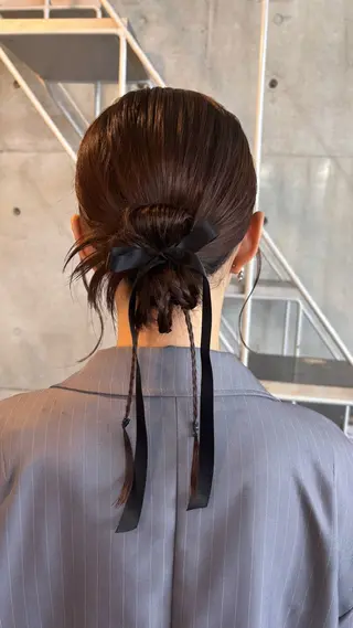 カラー ヘアアレンジ 大林 エリコのヘアスタイル