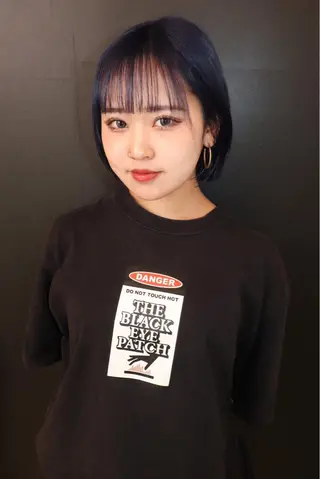 ミディアム カラー ヘアアレンジ @kyoniyy KYONIのヘアスタイル