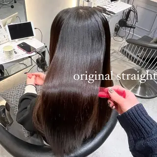 ロング 𝙆𝙖𝙞🎀🩶 レイヤー/縮毛矯正のヘアスタイル