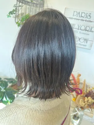 ミディアム 井上 美春のヘアスタイル