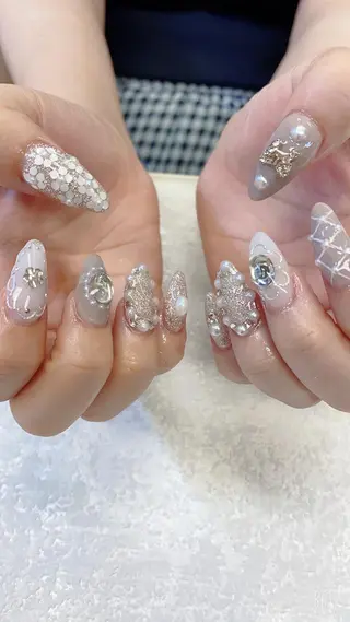 ミディアム JNA認定講師🌸 RIEのネイルデザイン