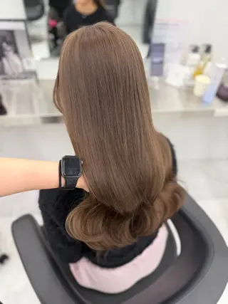 カラー 透ける透明感カラー 🎀anju/渋谷のヘアスタイル