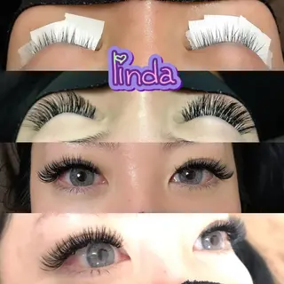 マツエク・マツパ linda lashesのマツエク・マツパデザイン