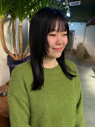 セミロング 【haRu ハル】 ゴトウハナのヘアスタイル