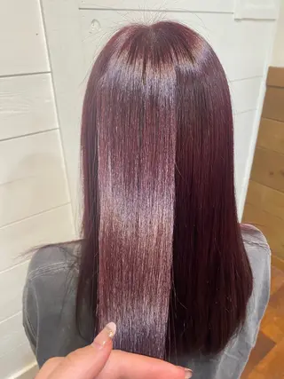 カラー 平塚 遥菜のヘアスタイル