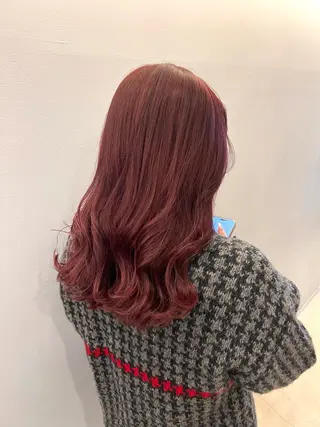 ロング カラー 顔周りデザイン/ ママ美容師/濱ほのかのヘアスタイル