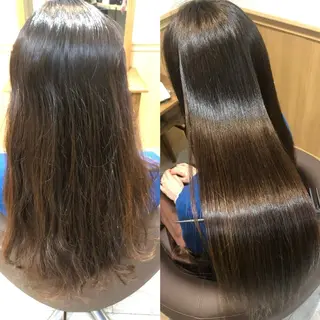 ロング 中川 雅のヘアスタイル