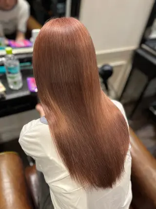 カラー 竹内 穂乃佳のヘアスタイル