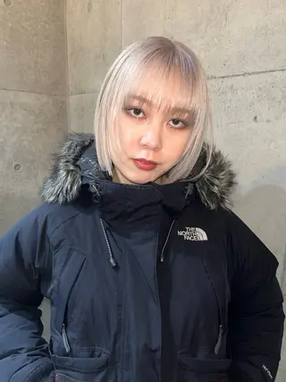 ショート レイヤーカット\ウル フ　chinatsuのヘアスタイル
