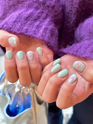 ネイル シモダ カスミ 🦀 @ksm_smdのネイルデザイン