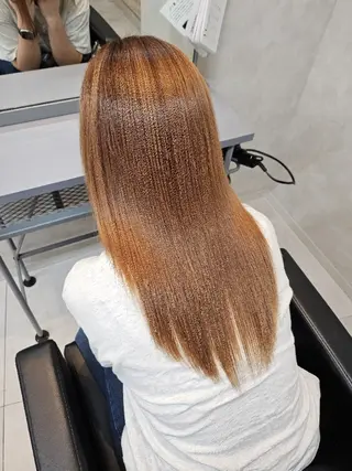 セミロング 寺西紗友望/髪質改善 /ストレート/ボブのヘアスタイル