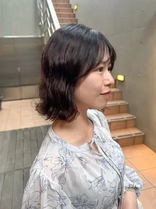ショート パーマ 大橋 芽衣のヘアスタイル