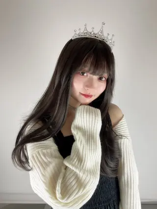 ロング 韓国ヘア 🎀中川綾乃🎀のヘアスタイル